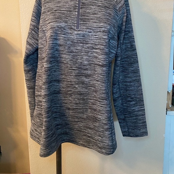 Mountain Hardwear Womens Grey Gray 1/4 Zip Fleece Pullover OL6999 - Large - Picture 2 of 8
